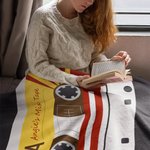 Couverture souple personnalisée avec texte pour mélanges de cassettes Cadeau pour mélomanes