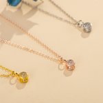 Collana di proiezione personalizzata con design a bolle per il compleanno o l'anniversario, regalo di San Valentino per lei