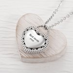 Personalizada Madre e Hijo Inicial Birthstone Corazón Candado Collar Día de la Madre Mujeres Joyería Regalo