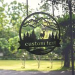 Personalized Farm Sign Deer Sign Metal Sign with Name