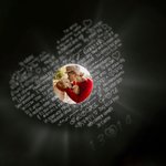 Llavero personalizado con foto de proyección de la huella de la pata de la mascota