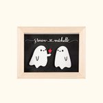 Personalizado lindo dulce fantasma Forever My Boo Decoración Día de San Valentín Halloween Regalo para Pareja