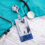 Personalized Glitter Badge Buddy Horizontal Vertical Badge Reel Photo Badge Identifier ID Holder Nurse RN LPN CPhT Gift