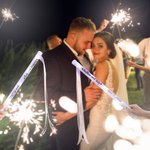 Henkilökohtainen 5kpl Light Up LED Stick Wedding Wands nauha valot häät puolue suosikki