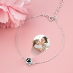 Pulsera personalizada de moda simple proyección de fotos Regalo para ella Regalo de San Valentín Regalo de cumpleaños