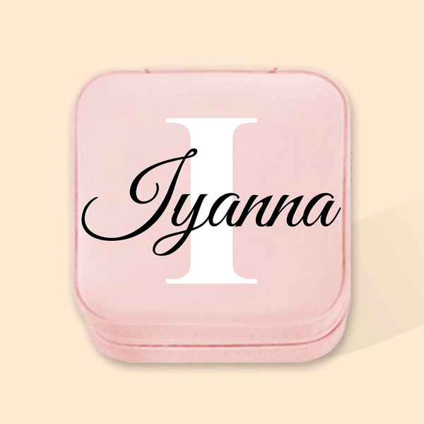 Personalisierte Schmuck Geschenkbox mit Namen Aufbewahrungsbehälter für ihren Geburtstag Muttertag Weihnachten Brautjungfer Geschenk