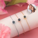 Pulsera personalizada de moda simple proyección de fotos Regalo para ella Regalo de San Valentín Regalo de cumpleaños