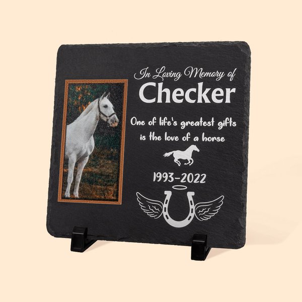 Personalized Horse Garden Memorial Stone Pet Loss Stone