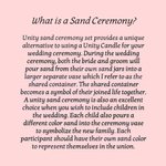 Set personalizzato per la cerimonia di nozze dell'unità 