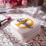 Personalisierte Schmuck Geschenkbox mit Namen Aufbewahrungsbehälter für ihren Geburtstag Muttertag Weihnachten Brautjungfer Geschenk