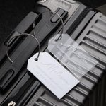 Personalisierte Gepäckanhänger Taschenanhänger Gravierte Hochzeitsgutscheine für Reisen und Urlaub Business