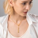 Collier de Lariat personnalisé avec l'initiale de Paw Print et le signe de l'infini pour la perte d'un animal de compagnie Cadeau de bijoux commémorat