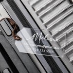 Personalisierte Gepäckanhänger Taschenanhänger Gravierte Hochzeitsgutscheine für Reisen und Urlaub Business