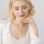 Personalized 4 Photos Collage Locket Necklace Mother's Day Valentine's Day Birthday Gift for Women