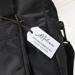 Personalisierte Gepäckanhänger Taschenanhänger Gravierte Hochzeitsgutscheine für Reisen und Urlaub Business