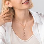 Collier de Lariat personnalisé avec l'initiale de Paw Print et le signe de l'infini pour la perte d'un animal de compagnie Cadeau de bijoux commémorat