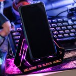 Personalisierte Multi-Color-LED-Telefonständer mit Fernbedienung Text und Buchstaben Spiel Zimmer Desktop-Dekor Geschenk für Game Lover