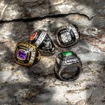 Personalized Engraved Championship Ring Display Acrylic Case for Fantasy Football Baseball Softball Ring Gift for Ball Game Sport Lover