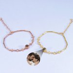 Personalised Micro-Carved Four Leaf Clover Bracelet Projection Bracelet for Her Mother's Day Birthday Gift