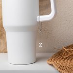 Personalized Delicate A-Z Initial Charm Jewelry Decoration for Stanley Tumbler Cup Water Bottle Mug Accessories