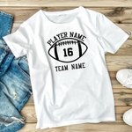 T-Shirt Sweatshirt Personnalisé avec Nom et Numéro Épique Vêtement à Motif Rugby Cadeau Sport Compétition pour Amateur de Rugby