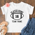 T-Shirt Sweatshirt Personnalisé avec Nom et Numéro Épique Vêtement à Motif Rugby Cadeau Sport Compétition pour Amateur de Rugby