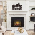 Personlig motorcykel metall väggkonst skylt för cykelälskare present