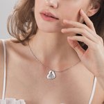 Personalized Multiple Names Heart Necklace for Mother's Day Jewelry