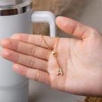 Personalized Delicate A-Z Initial Charm Jewelry Decoration for Stanley Tumbler Cup Water Bottle Mug Accessories