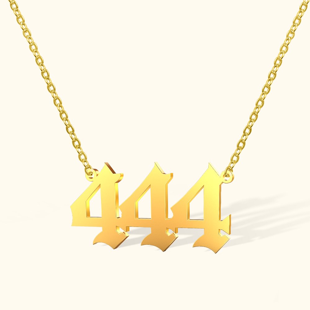 Collier à Personnaliser avec  Numéro Chanceux Cadeau d'Anniversaire Noël pour Elle