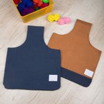 Personalized Brown Knitting Project Wrist Yarn Bag for Knitting Supplies for Knitting on the Go