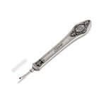 Gepersonaliseerd Retro Flora Patroon Gegraveerd Naad Ripper Gereedschap met Naam Verjaardagscadeau voor Kleermaker Handwerkliefhebber