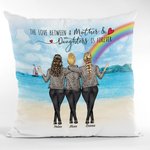 Personalizzato L'amore tra una madre e una figlia è per sempre Gettare la copertina del cuscino Miglior regalo per la madre Decorazione domestica
