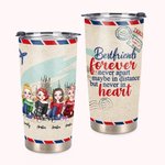 Personalised Besties Envelope Airplane Best Friends 20oz Tumbler Gift for Best Friend for Best Friend Birthday