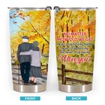 Personalized No Matter How Old We Get I Love You Couple 20oz Tumbler for Hot and Cold Drinks Birthday Christmas Gift