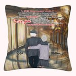 Personalizado I Love You Forever and Always Esposa Marido Amor Romántico Funda Almohada Mi Esposa Día de San Valentín Regalos de Marido