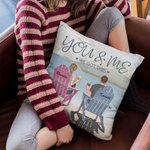 Henkilökohtainen sinun ja minun saimme tämän kauniin maiseman jäävuori heittää tyynyn kansi syntymäpäivälahja olohuoneeseen