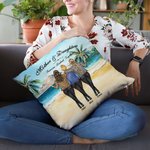 Personalized Mother and Daughter Forever Linked Together Throw Pillow Cover Best Gift for Mother for Living Room
