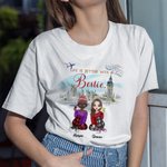 Personalisiertes Life is Better with Friends Travel Together Sisters T-Shirt Best Friend Gift Travel
