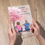 Personalizado Pareja Sentados Bajo el Árbol Flor Molesto Entre Sí Acrílico Placa Novia Regalos Casa Decoraciones