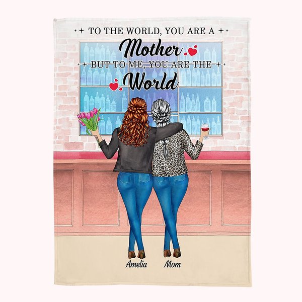 Coperta personalizzata per la festa della mamma: 