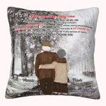 Personalised You Are The Only One Old Couple Throw Pillow Cover Best Gifts for Wife and Husband Home Decoration