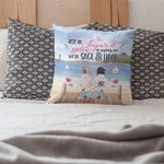 Personalizzato We're Sage and Hood Best Friends Throw Pillow Cover Regalo Bestie per le donne per il soggiorno