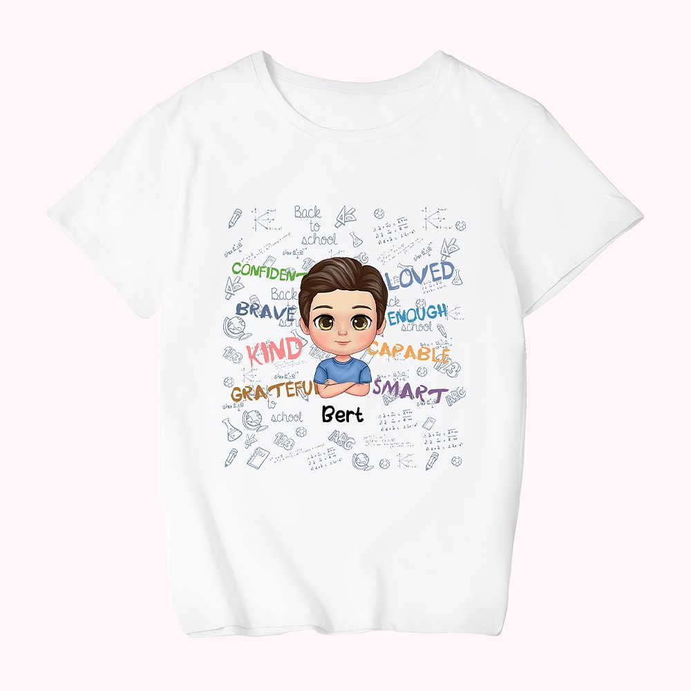 Personnalisé nouveau semestre commence école Graffiti mur fille garçon enfant T-shirt Graduation usure quotidienne