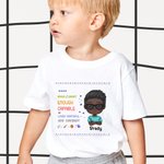 Personalized Capable Brave Smart Kid Campus Life Girl Boy Back to School Gift Kid T-shirt School Season  Home
