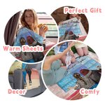 Personalised Mother And Daughter Forever Linked Together Shopping Blanket Gifts For Mom Gifts for Daughter