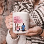 Personalisierte ärgerliche Paar-Liebes-weiße Keramik-Tasse, Valentinstag, Jahrestagsgeschenk