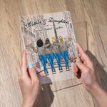 Placca acrilica personalizzata Madre e figlia per sempre legate insieme Decorazione acrilica per la festa della mamma