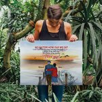 Personalized I Love You No Matter How Old We Get Sunset Poster Frameless Painting Home Decoration Birthday Valentine's Day Gift for Couple