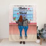Coperta personalizzata per la festa della mamma: 